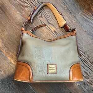Dooney & Bourke Brown and Gray Hobo Bag